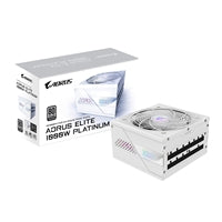 GIGABYTE AORUS ELITE 1000W Platinum Modular PSU - ATX 3.0 PCIe 5.0 White GIGABYTE AORUS ELITE 1000W Platinum Modular PSU - ATX 3.0 PCIe 5.0 White